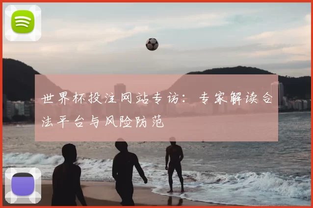 世界杯投注网站专访:专家解读合法平台与风险防范
