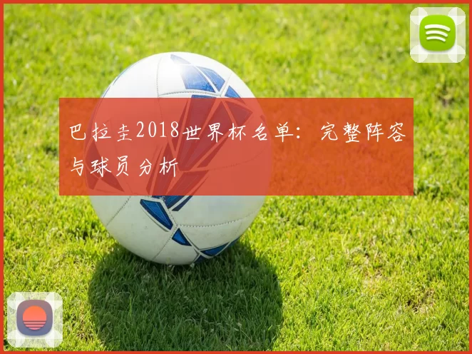 巴拉圭2018世界杯名单:完整阵容与球员分析