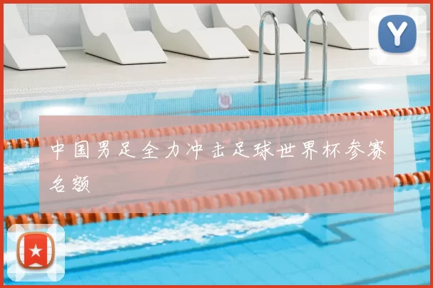 中国男足全力冲击足球世界杯参赛名额