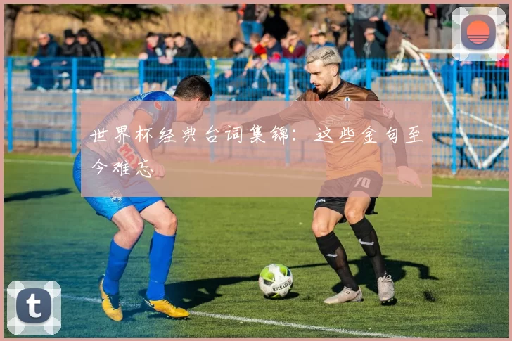 世界杯经典台词集锦：这些金句至今难忘