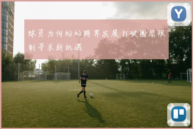 球员为何纷纷跨界发展打破圈层限制寻求新机遇