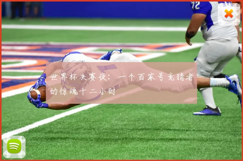 世界杯决赛夜：一个百家号竞猜者的惊魂十二小时